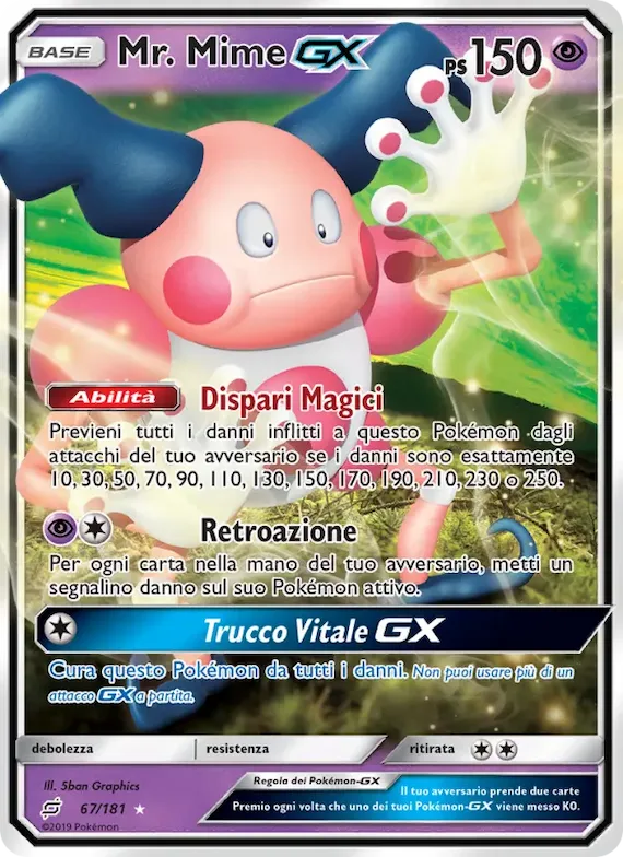 Mr. Mime GX 67 – Gioco di Squadra