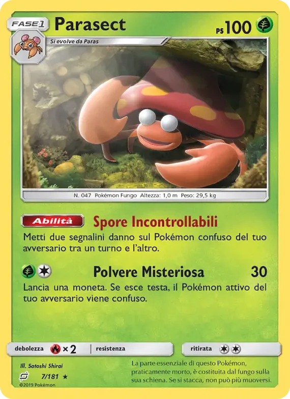 Parasect 7 – Gioco di Squadra