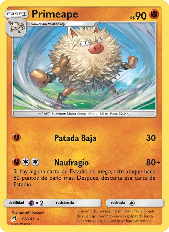 Primeape 72 – Union de Aliados