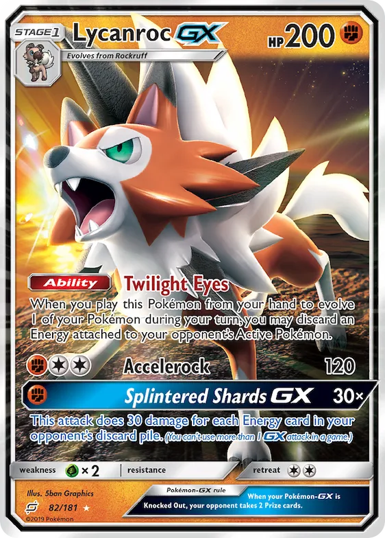 Lycanroc-GX #82 – Team Up