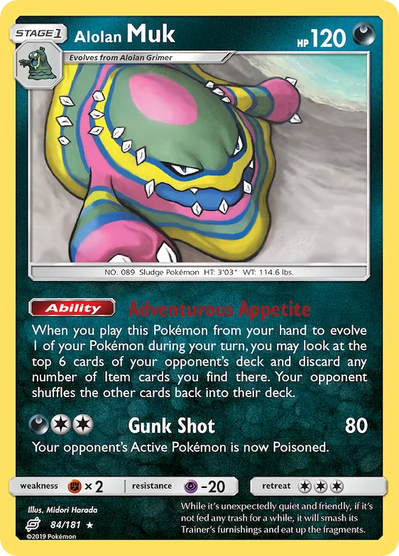 Alolan Muk #84 – Team Up