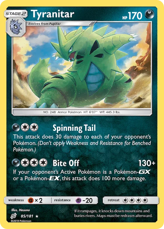 Tyranitar #85 – Team Up