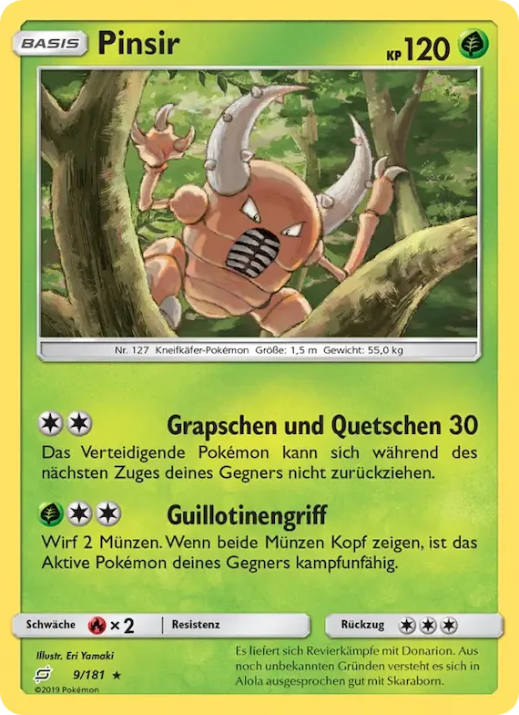 Pinsir 9 – Teams Sind Trumpf