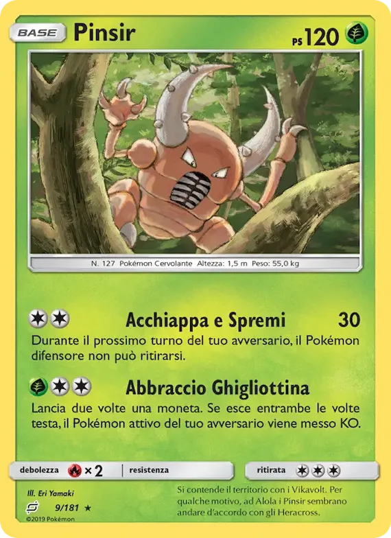 Pinsir 9 – Gioco di Squadra
