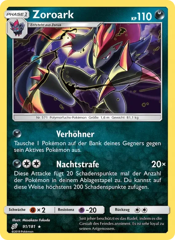 Zoroark 91 – Teams Sind Trumpf