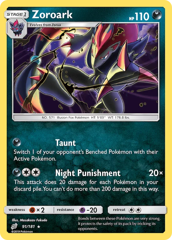 Zoroark #91 – Team Up