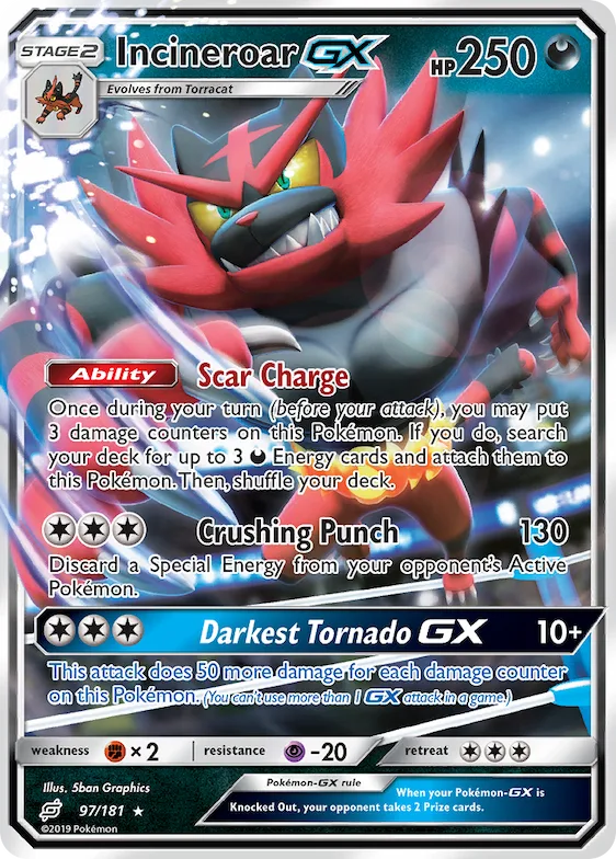 Incineroar-GX #97 – Team Up