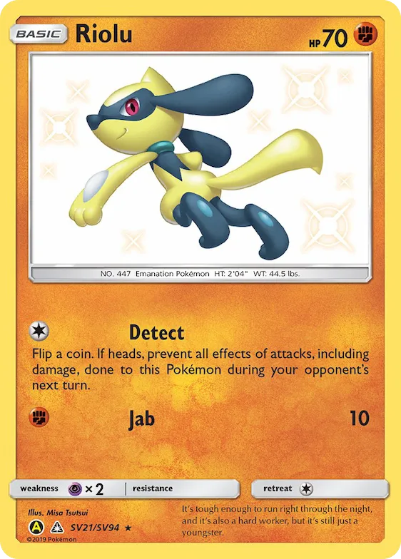 Riolu SV21 – Destinées Occultes Coffre Étincelant