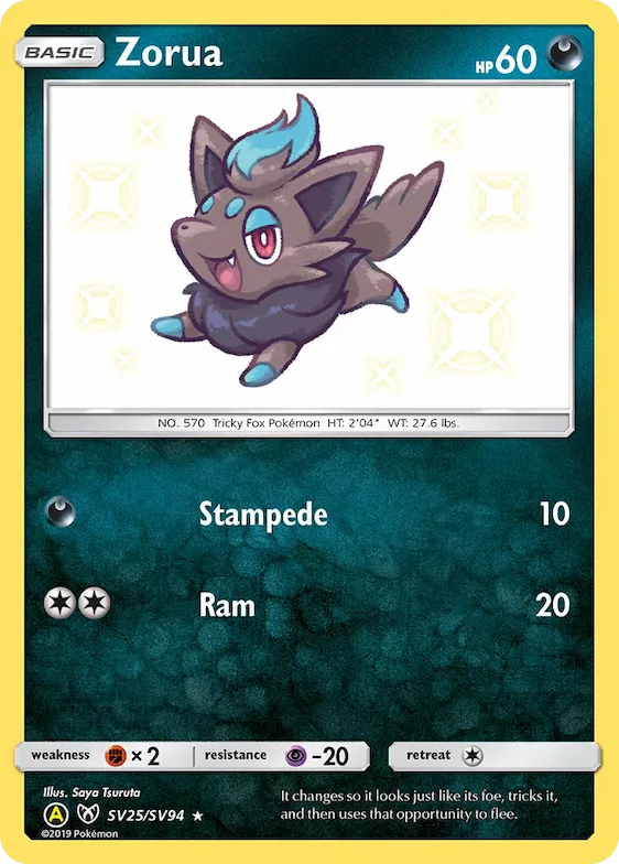 Zorua SV25 – Verborgenes Schicksal Glitzer-Tresor