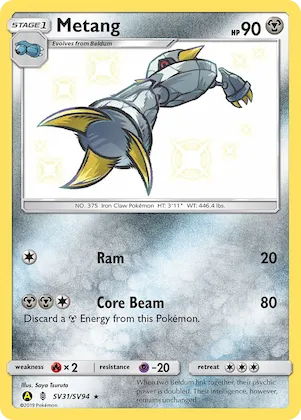 Metang #SV31 – Hidden Fates Shiny Vault