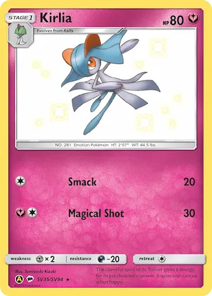 Kirlia #SV35 – Hidden Fates Shiny Vault