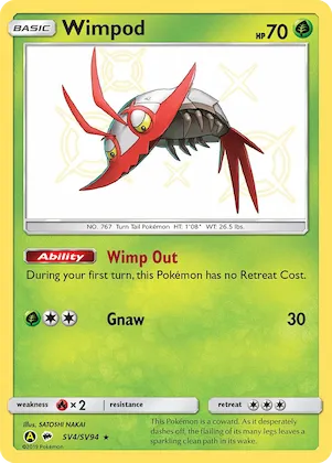 Wimpod #SV4 – Hidden Fates Shiny Vault