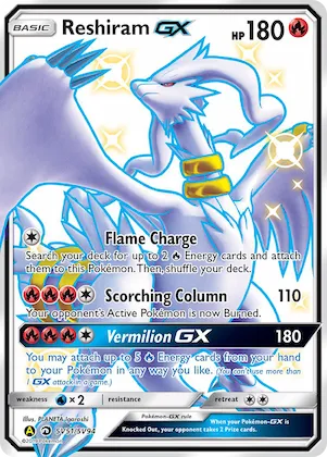 Reshiram-GX Nr. SV51 – Verborgenes Schicksal Glitzer-Tresor
