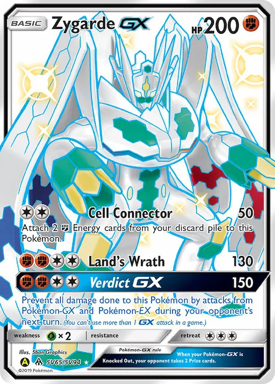 Zygarde-GX #SV65 – Hidden Fates Shiny Vault