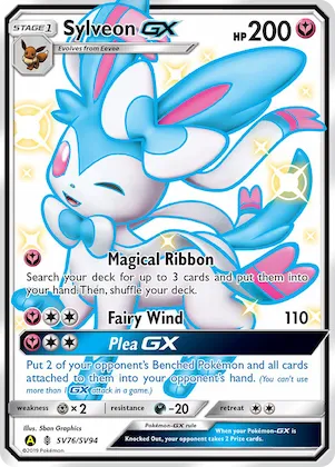 Sylveon-GX #SV76 – Hidden Fates Shiny Vault