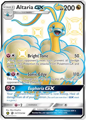Altaria-GX #SV77 – Hidden Fates Shiny Vault