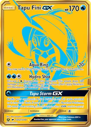 Tapu Fini-GX #SV92 – Hidden Fates Shiny Vault