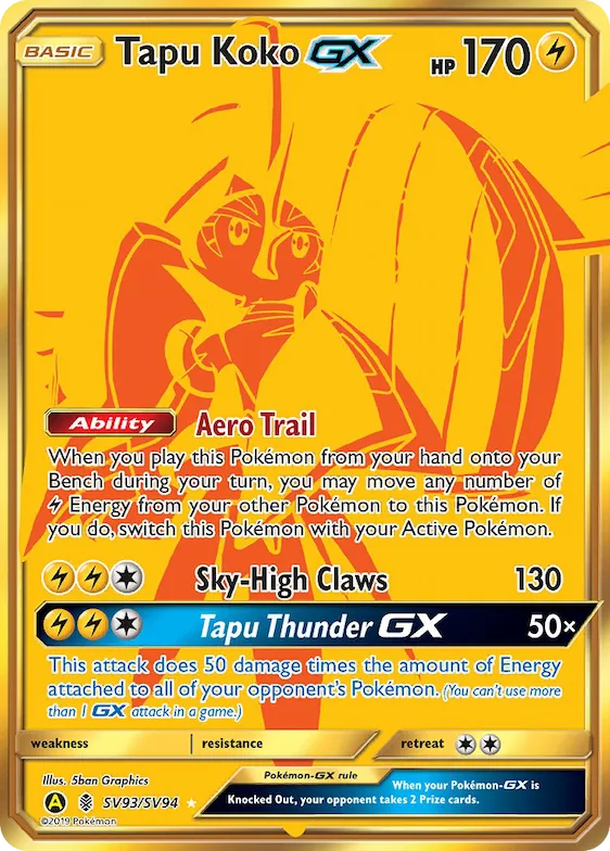 Kapu-Riki-GX SV93 – Verborgenes Schicksal Glitzer-Tresor