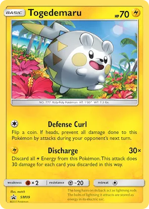Togedemaru n° SM09 – Promo SM