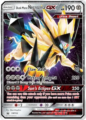 Dusk Mane Necrozma-GX #SM102 – SM Promos