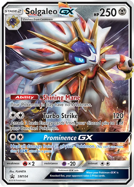 Solgaleo GX SM104 – Promo SM