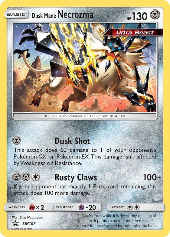Necrozma Crinière du Couchant SM107 – Promo SM