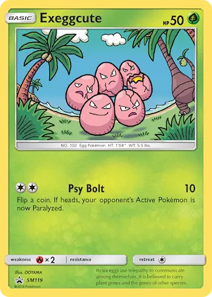 Exeggcute #SM119 – SM Promos