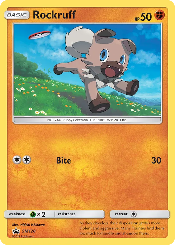 Rockruff #SM120 – SM Promos