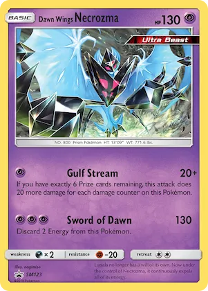 Morgenschwingen-Necrozma Nr. SM123 – SM Promokarten
