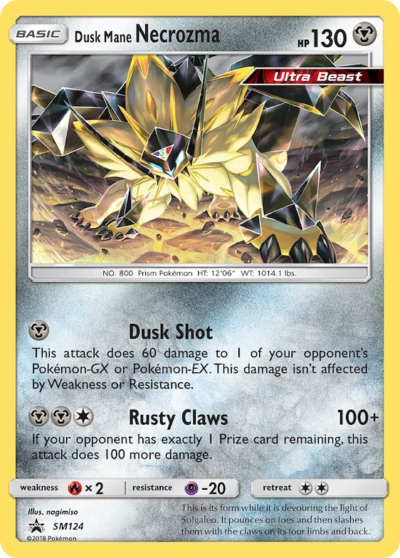 Necrozma Crinière du Couchant SM124 – Promo SM