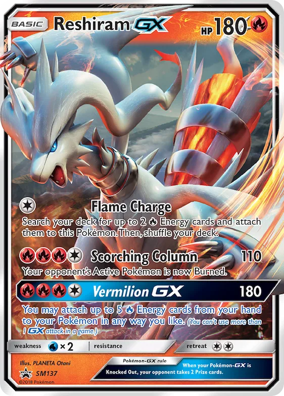 Reshiram GX SM137 – Promo SM