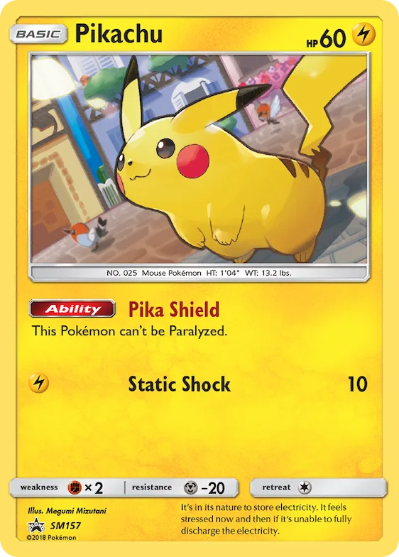 Pikachu SM157 – Promo SM