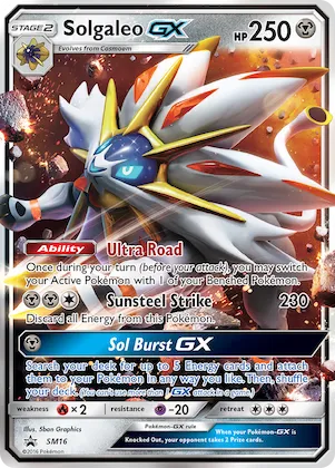 Solgaleo GX Nr. SM16 – SM Promokarten