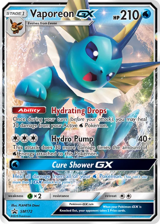 Vaporeon-GX #SM172 – SM Promos