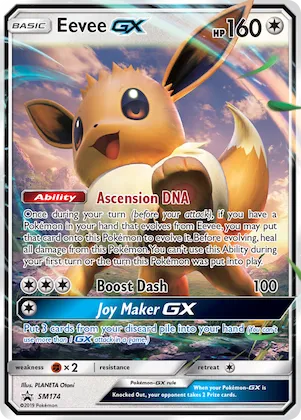 Évoli GX n° SM174 – Promo SM
