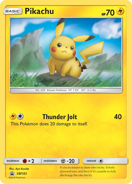 Pikachu #SM183 – SM Promos