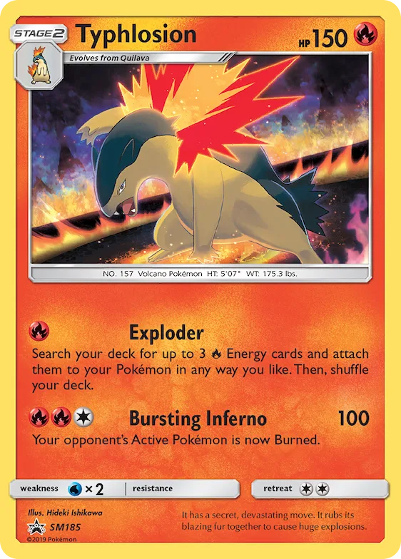 Typhlosion #SM185 – SM Promos