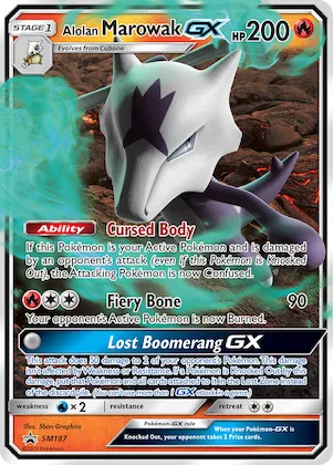 Alolan Marowak-GX #SM187 – SM Promos