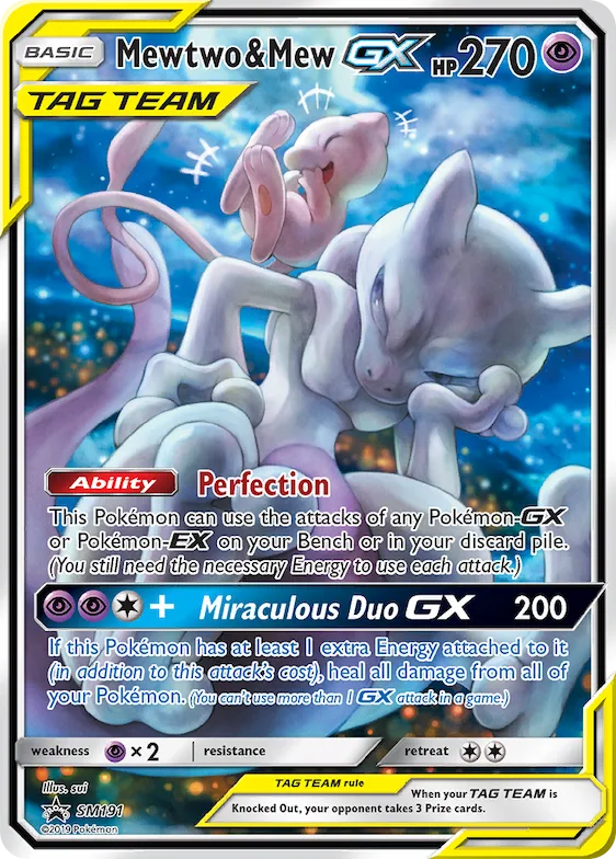 Mewtu & Mew GX SM191 – SM Promokarten