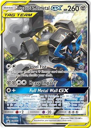 Lucario & Melmetal GX Nr. SM192 – SM Promokarten