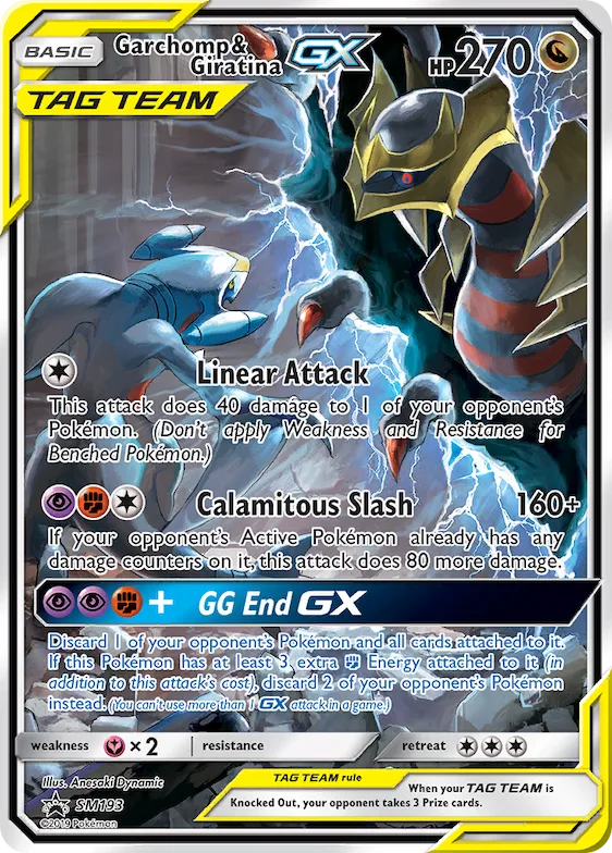 Carchacrok et Giratina GX SM193 – Promo SM
