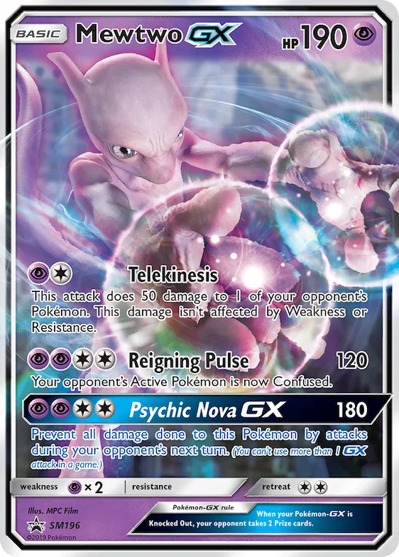 Mewtwo GX SM196 – Promo SM