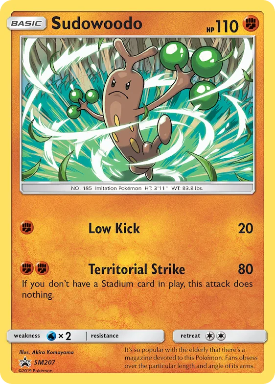 Sudowoodo #SM207 – SM Promos
