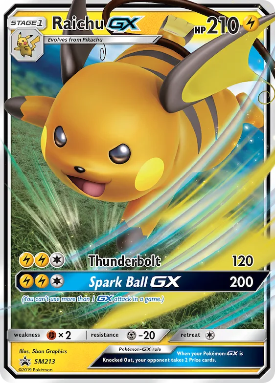 Raichu-GX #SM213 – SM Promos