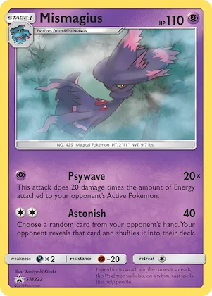 Mismagius #SM222 – SM Promos