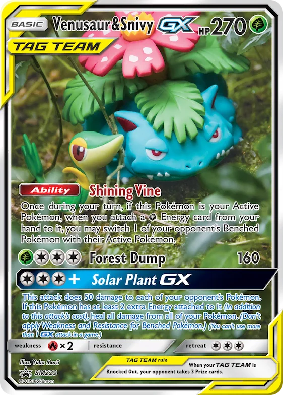 Bisaflor & Serpifeu GX SM229 – SM Promokarten