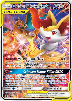 Charizard & Braixen-GX #SM230 – SM Promos