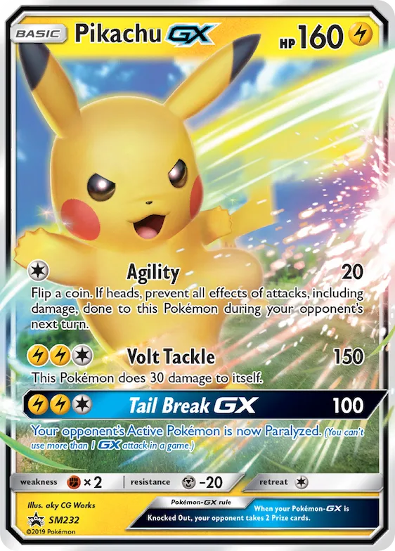 Pikachu GX SM232 – Promo SM