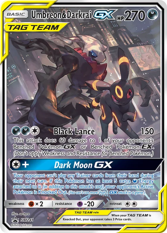 Umbreon & Darkrai-GX #SM241 – SM Promos