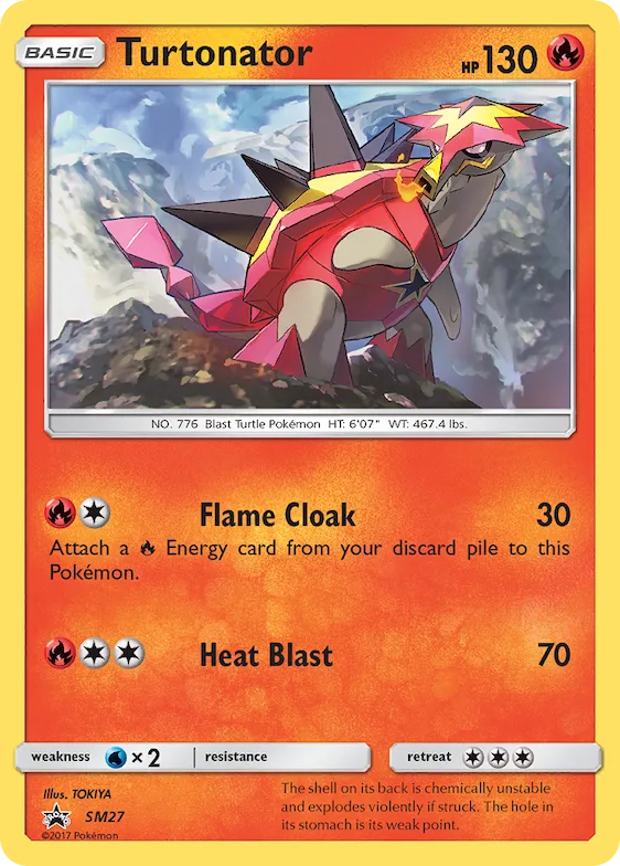 Turtonator SM27 – SL Cartas de promoción